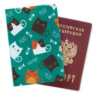 Обложка для паспорта МЯУ-МЯУ