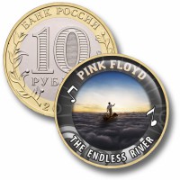 Коллекционная монета PINK FLOYD #21 THE ENDLESS RIVER