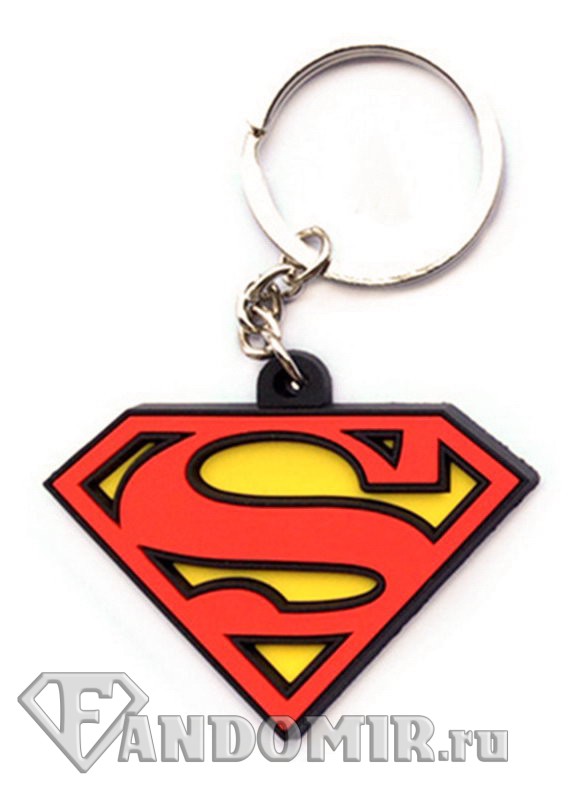 Брелок Супермен лого (силикон)